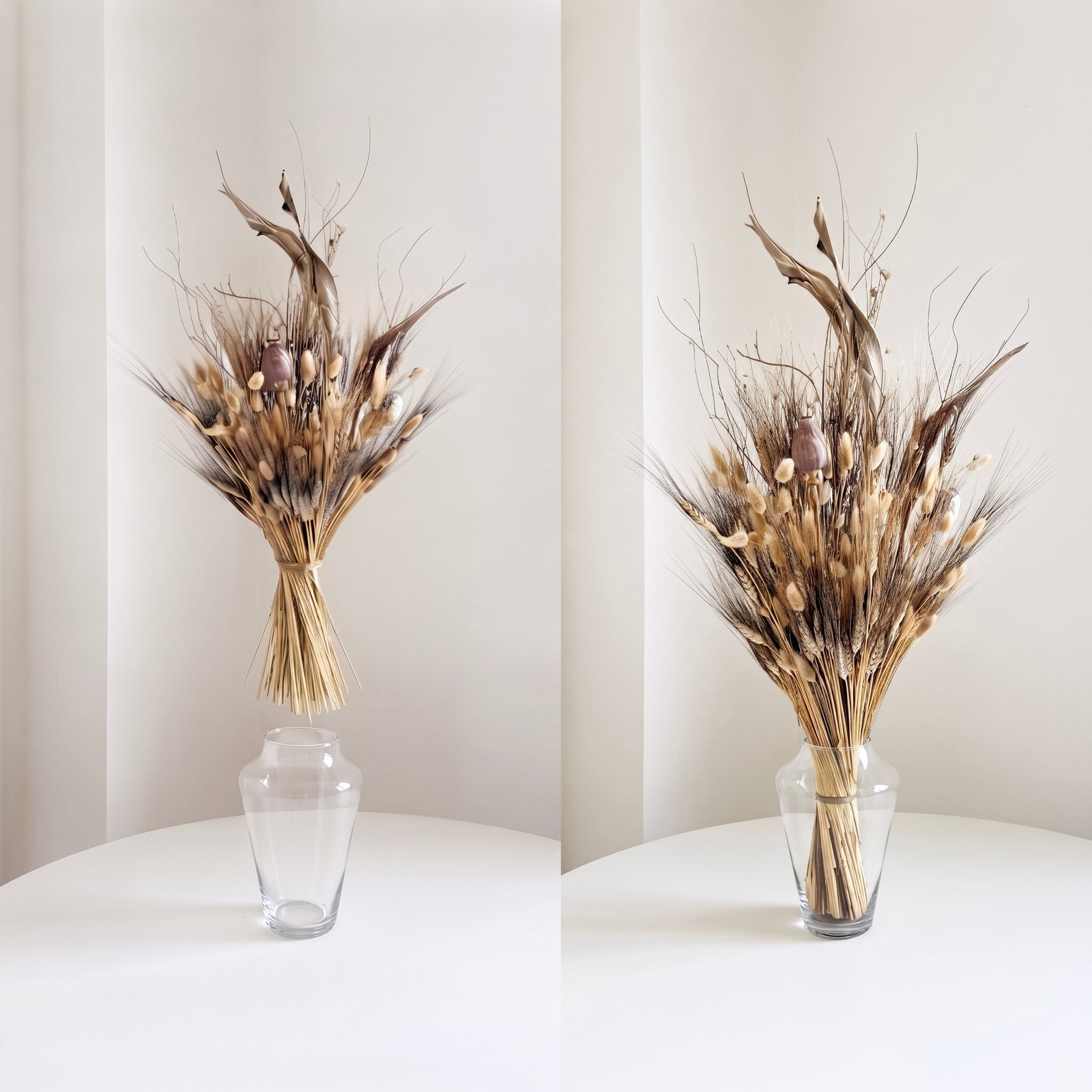 Augusto & Clear - Set bouquet e vaso - Bloomoon