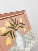 BLOOMIS » Dipinto su tela tulipani con cornice 50x50cm