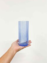 CESARE » Vaso in vetro soffiato made in Italy blu piccolo - Bloomoon