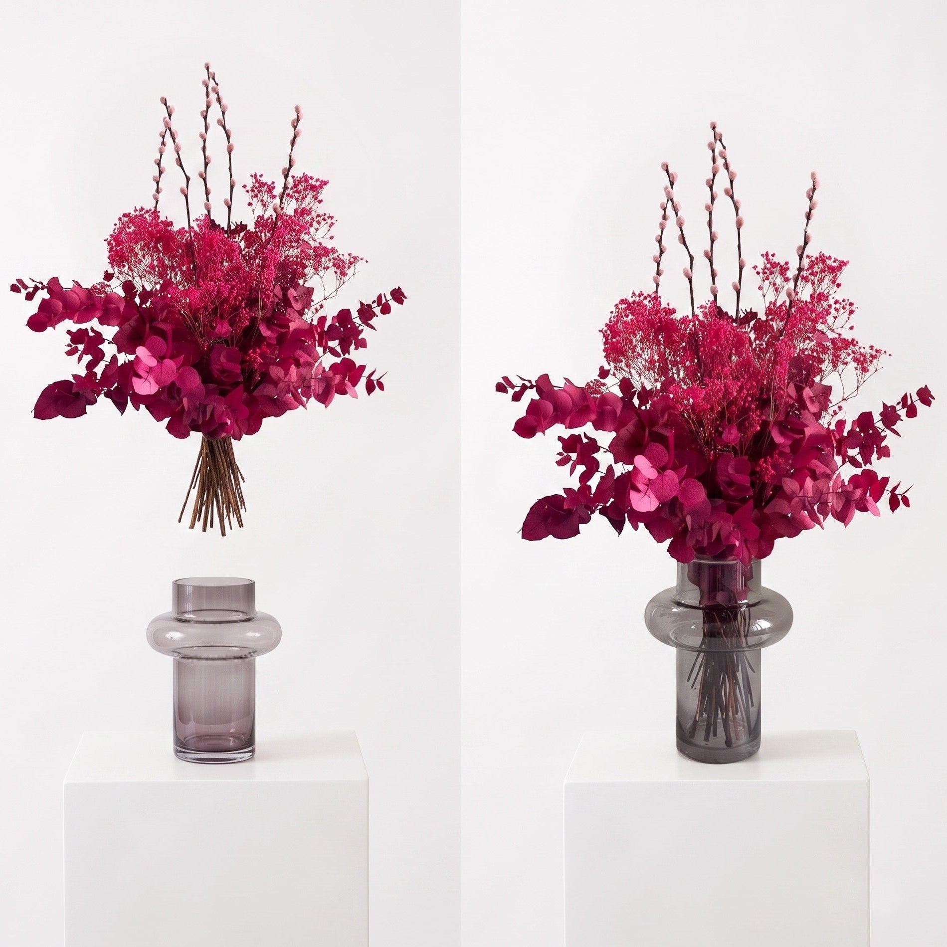 Desdemona & Smoke – Set Bouquet e Vaso - Bloomoon