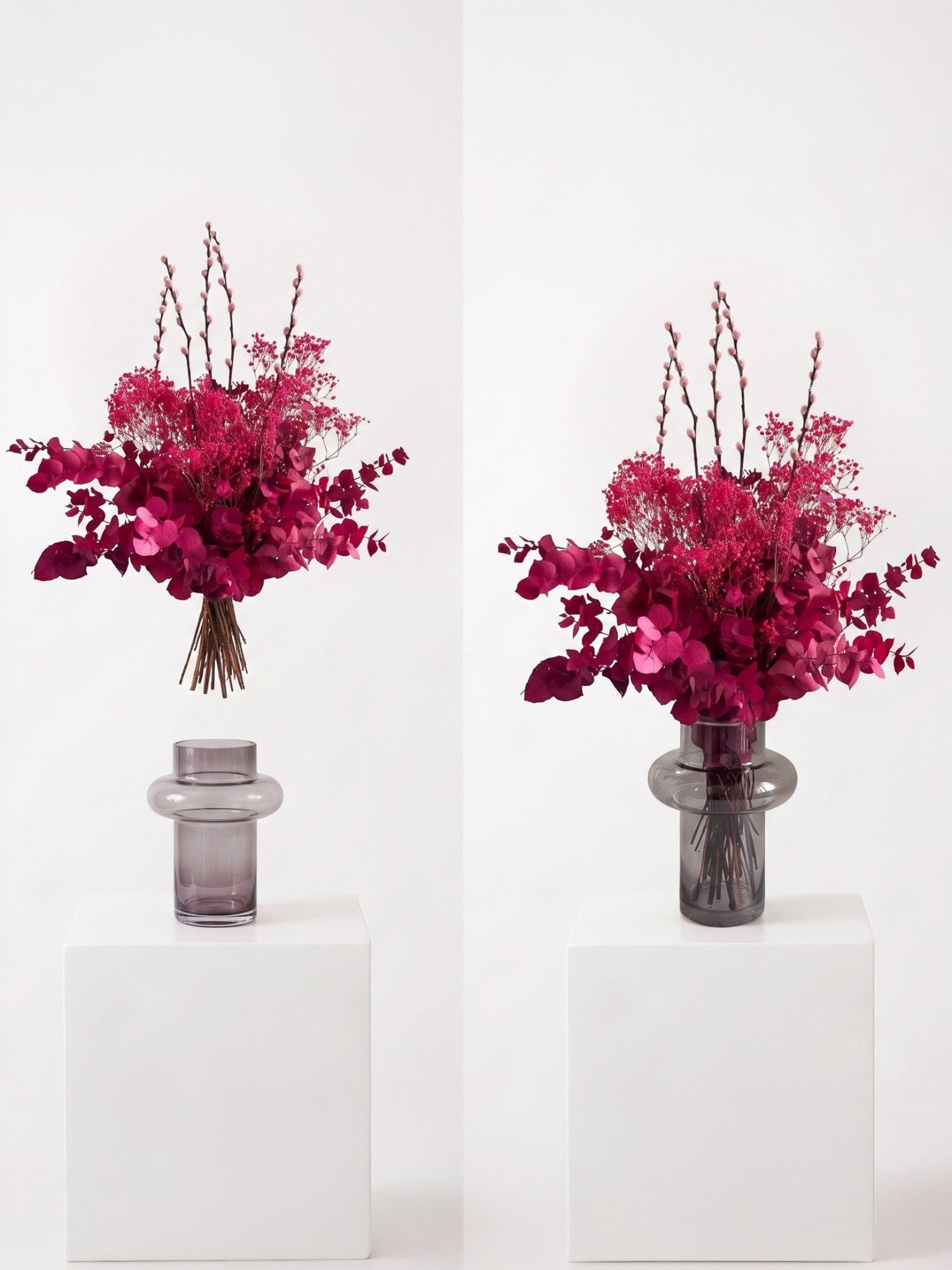 Desdemona & Smoke – Set Bouquet e Vaso - Bloomoon