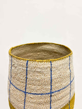 ELENA » Vaso in fibra naturale dipinto a mano - Bloomoon
