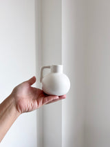 ELSY » Piccolo vasetto caraffa di ceramica bianca H10cm - Bloomoon