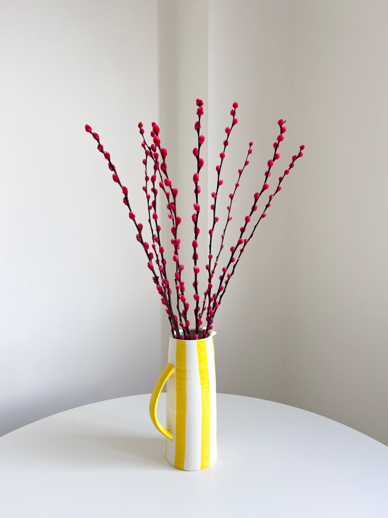 ESMERALDA » Mazzo di Salice colorato essiccato magenta - Bloomoon