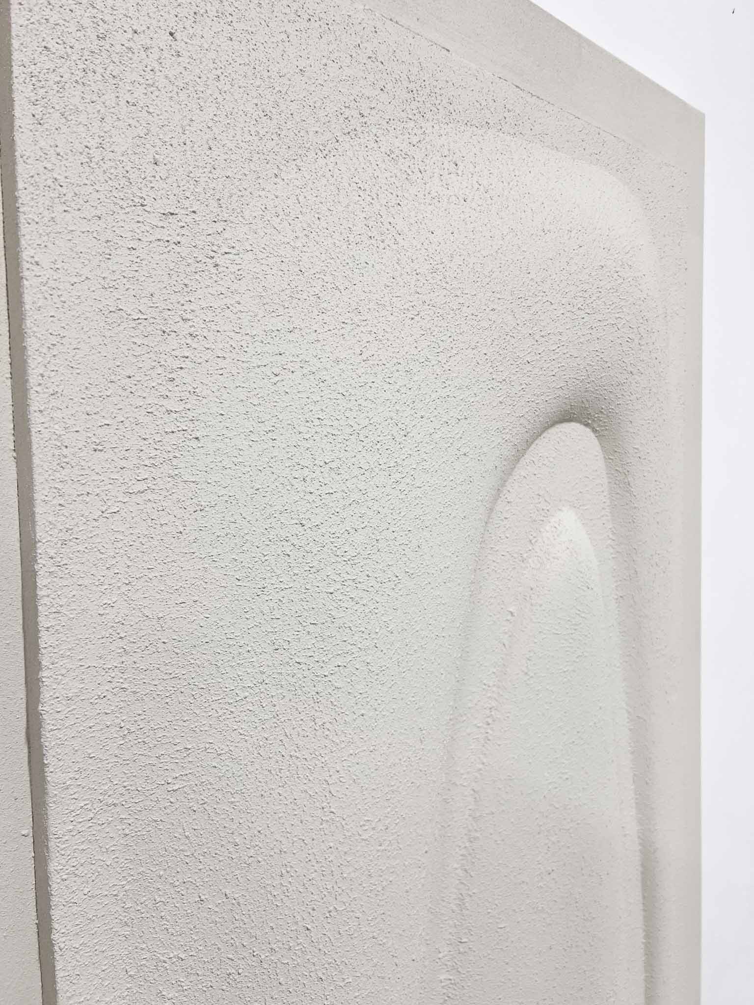 FLEXURE » dipinto con texture opaca in rilievo dalla grana sabbiata 100x140cm - Bloomoon