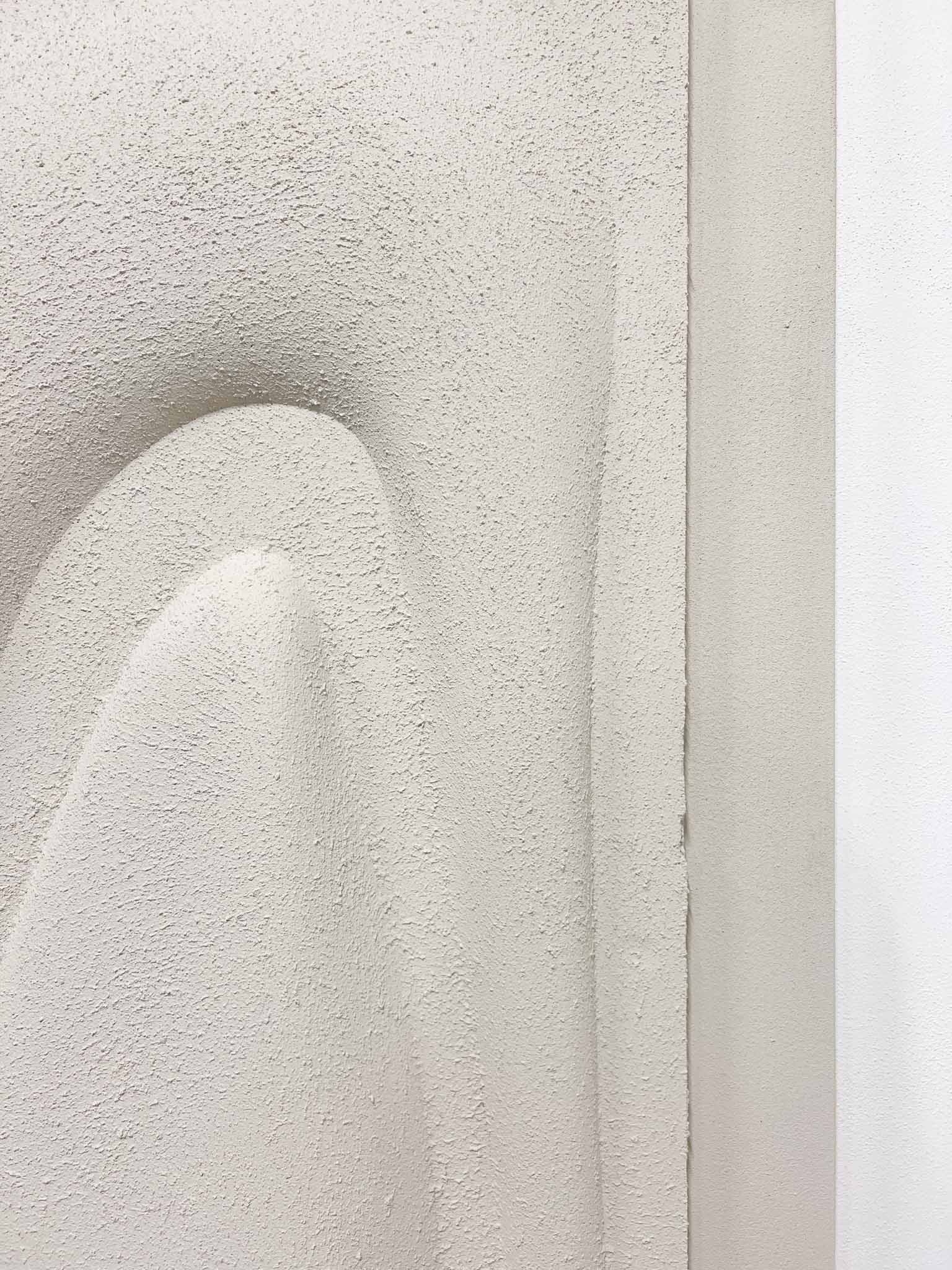 FLEXURE » dipinto con texture opaca in rilievo dalla grana sabbiata 100x140cm - Bloomoon