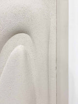 FLEXURE » dipinto con texture opaca in rilievo dalla grana sabbiata 100x140cm