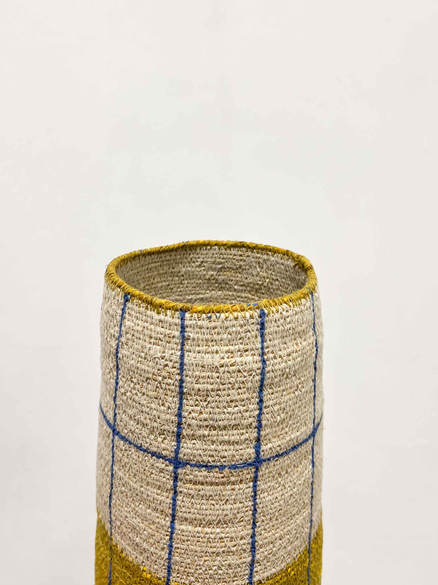 GIACINTO » Vaso in fibra naturale dipinto a mano - Bloomoon