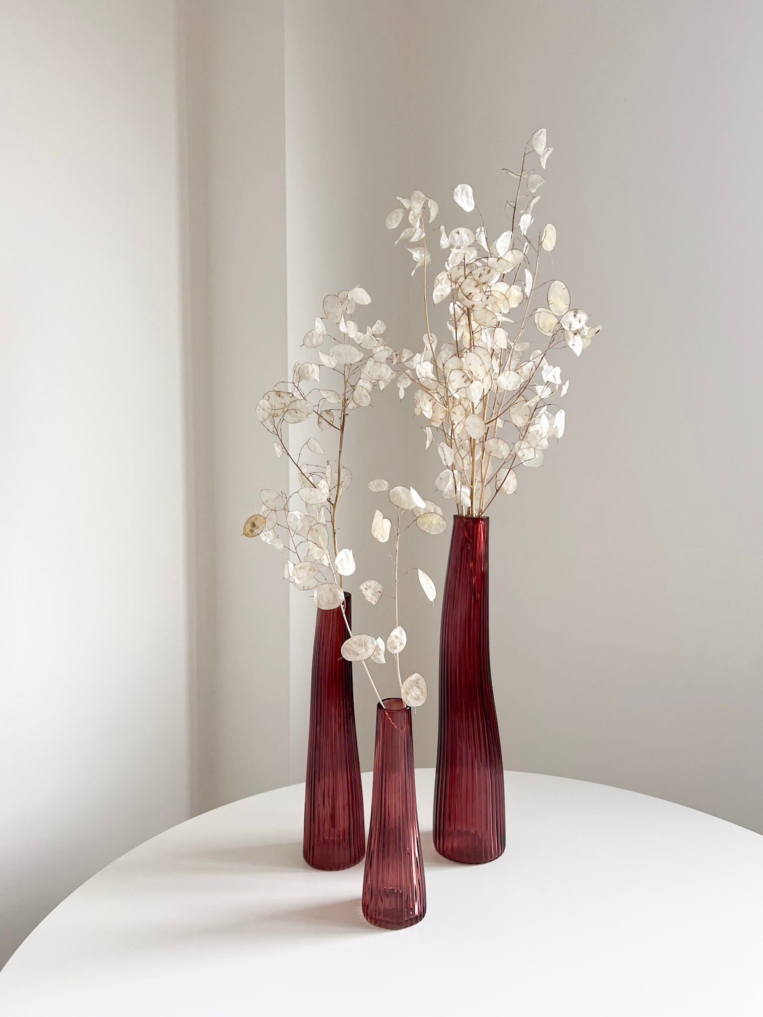 HALDIS » Vaso vetro irregolare slanciato rosa - Bloomoon