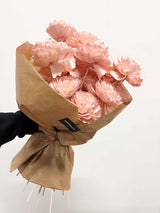 HARMONIA » Bouquet di rose rosa ricostruite in fibra di manioca - Bloomoon