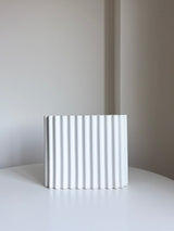 HOLAF » Vaso cannettato grande bianco H30cm - Bloomoon