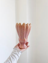 IRENE » Vaso di ceramica petali rosa H21cm - Bloomoon