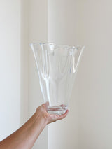 JESSIE » Vaso in vetro trasparente dal design iconico a ventaglio - Bloomoon