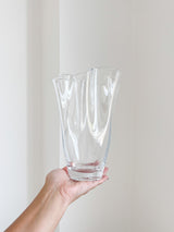 JESSIE » Vaso vetro trasparente H22/25 cm a ventaglio - Bloomoon