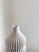 KENDRA » Vaso di ceramica stampata in 3D bianco H20cm - Bloomoon