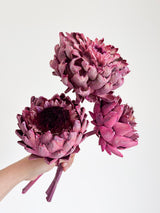 KIRA » 3 Carciofi grandi essiccati fucsia - Bloomoon