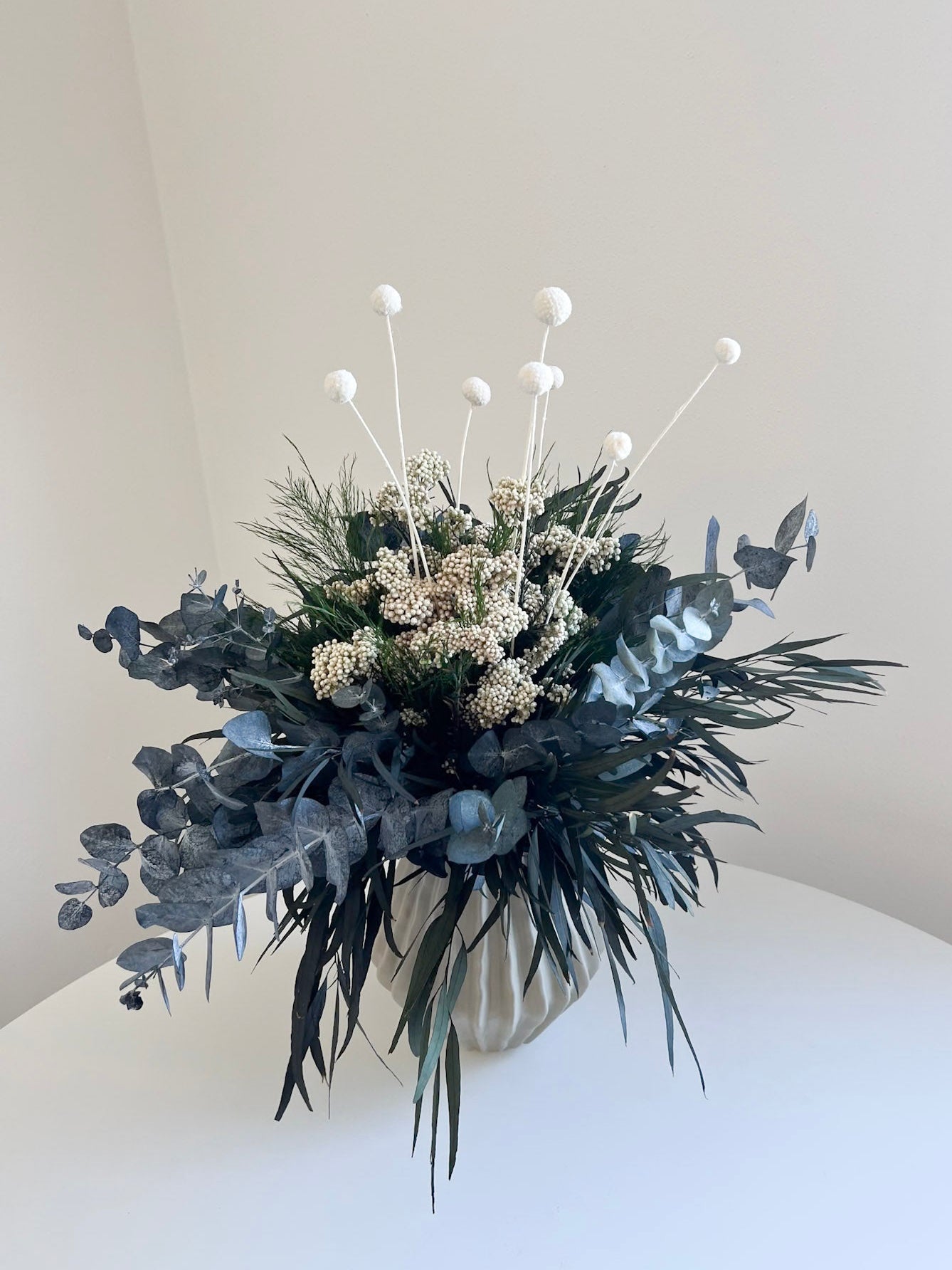 LAERTE » Bouquet premium dalle tonalità del verde e bianco - Bloomoon
