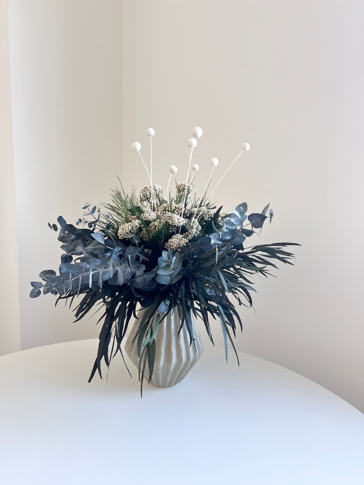 LAERTE » Bouquet premium dalle tonalità del verde e bianco - Bloomoon