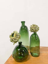 LOOPY » Bottiglia vetro irregolare verde - Bloomoon