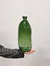 LOOPY » Bottiglia vetro irregolare verde - Bloomoon