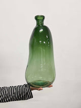 LOOPY » Bottiglia vetro irregolare verde - Bloomoon