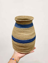 MADDALENA » Vaso in fibra naturale dipinto a mano - Bloomoon
