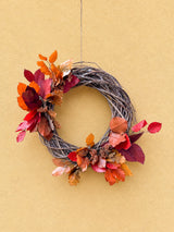 MICHELANGELO » Ghirlanda da appendere foliage autunnale stabilizzato Ø45cm - Bloomoon