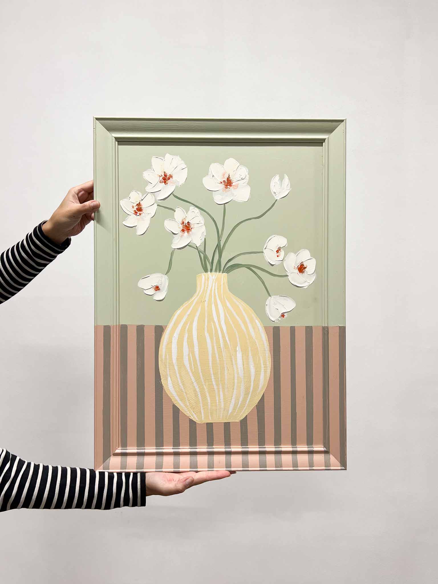 MIRISSA » Dipinto su tela con cornice 50x70cm - Bloomoon