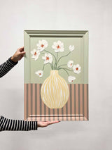 MIRISSA » Dipinto su tela con cornice 50x70cm - Bloomoon