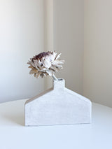 MUTHEL » Vaso irregolare materico color grigio chiaro - Bloomoon