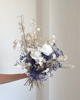 NETTUNO » Bouquet dalle tonalità del bianco e blu - Bloomoon