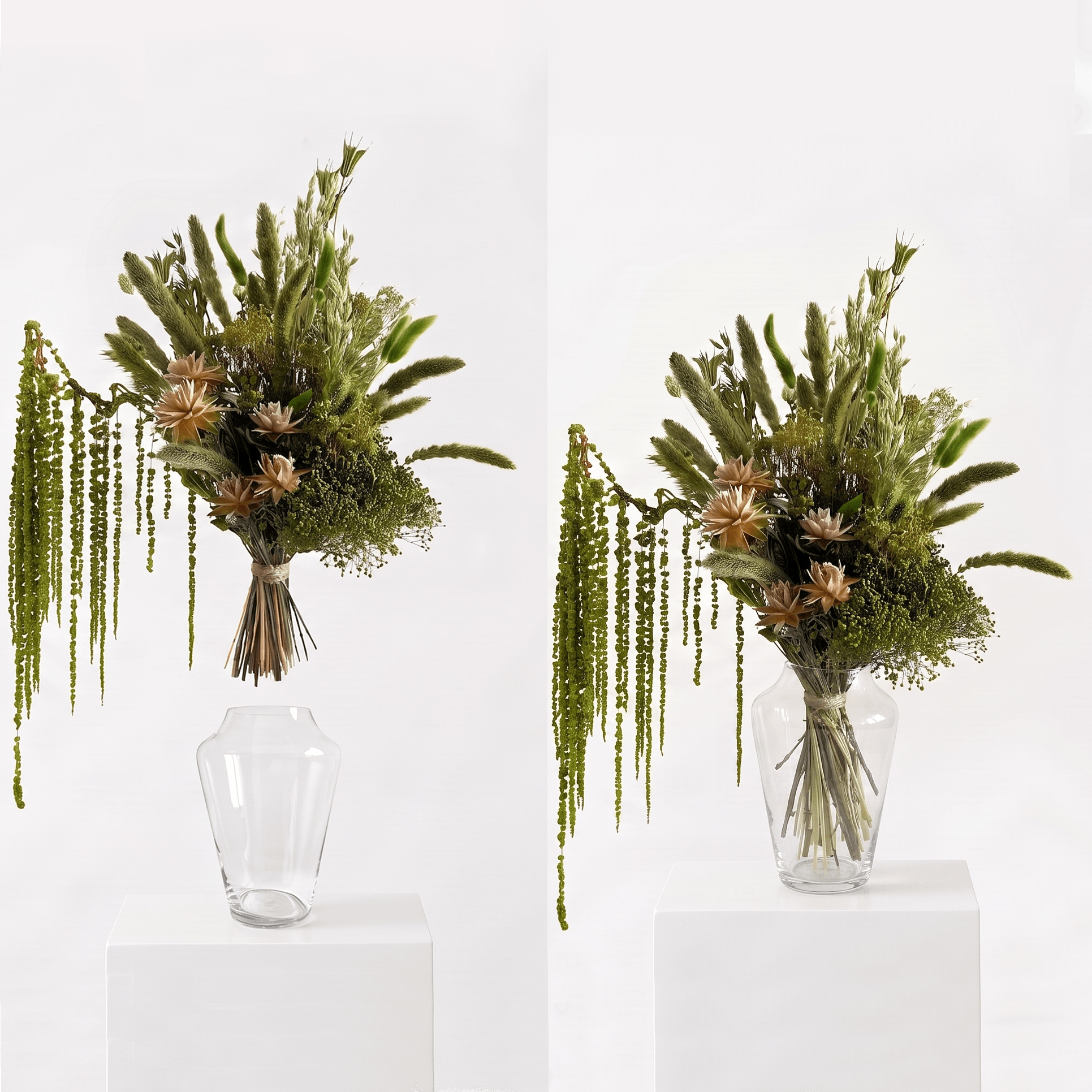 Osiris & Clear – Set Bouquet e Vaso - Bloomoon