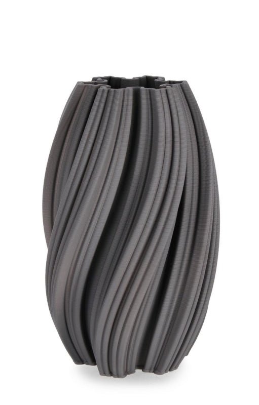 RONEEY » Vaso di ceramica stampata in 3D grigio - 29cm - Bloomoon