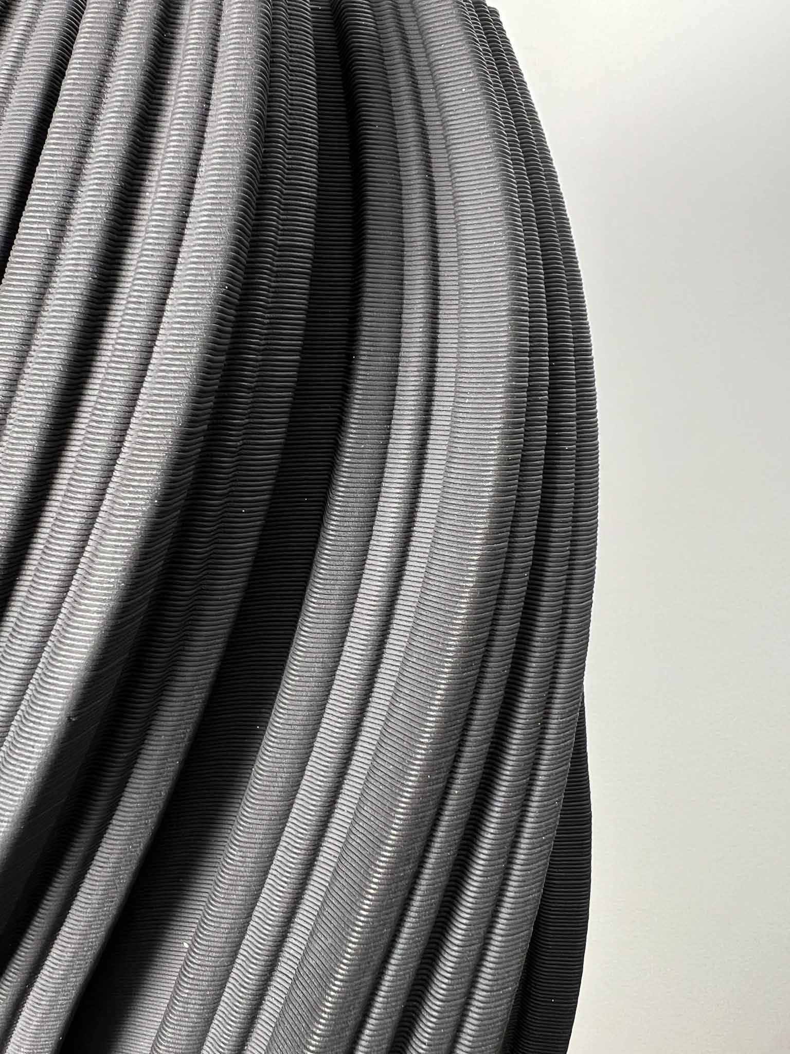 RONEEY » Vaso di ceramica stampata in 3D grigio - 29cm - Bloomoon