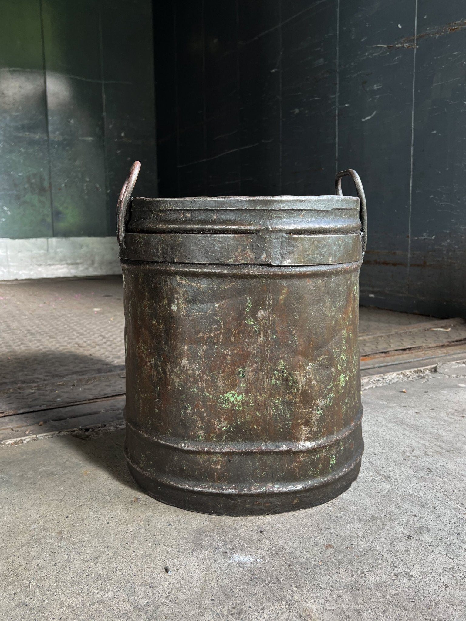 RUGGERO » Bidone vintage industriale - Bloomoon