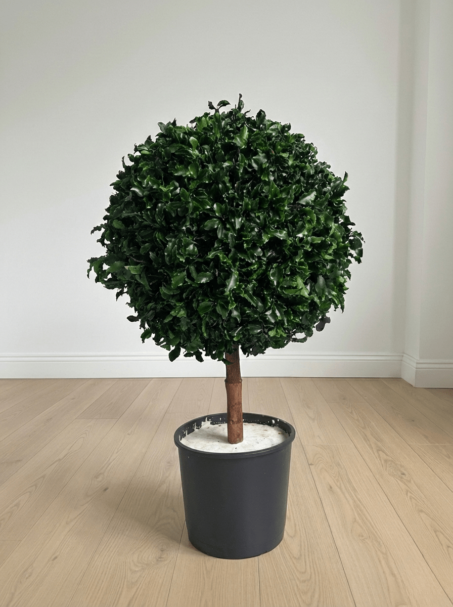 WORLD » pianta stabilizzata di pitosforo a sfera verde 65cm - Bloomoon