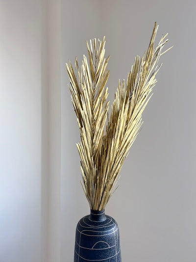 ZURI » Foglie di palma oro metallizzato essiccate 100cm - Bloomoon