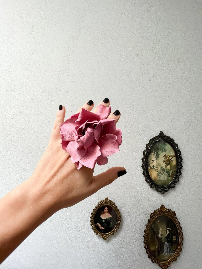 GRAZIA » Confezione da 3 Gardenie Stabilizzate rosa antico - Bloomoon